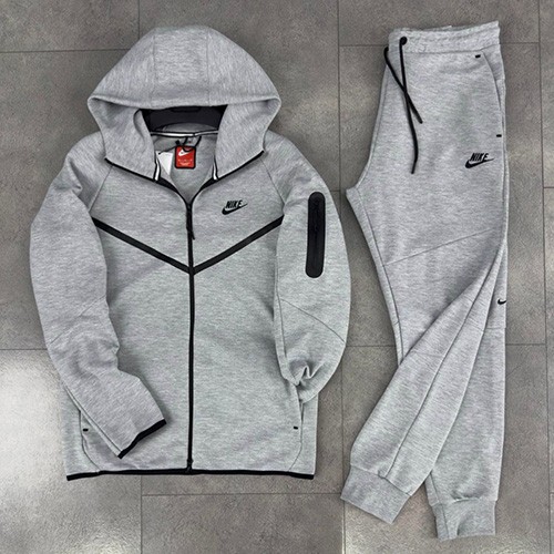 ست سویشرت شلوار نایک تکفلیس (NIKE TECH 2025) رنگ طوسی سایز S